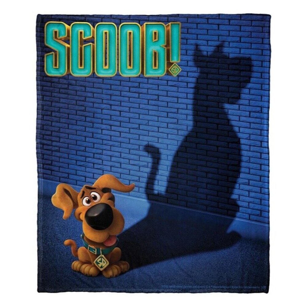 New LICENSED Scooby Doo Movie Fleece Throw Blanket Cartoon Boys Girls Kids Gift